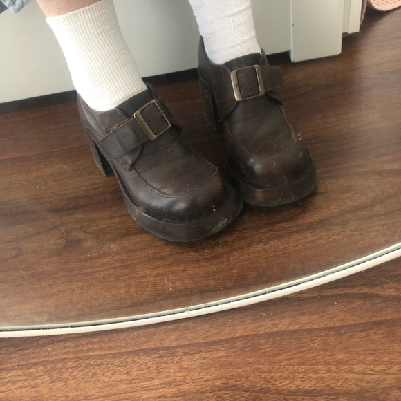 Vintage Steve Madden platform loafers - Picture 1 of 4